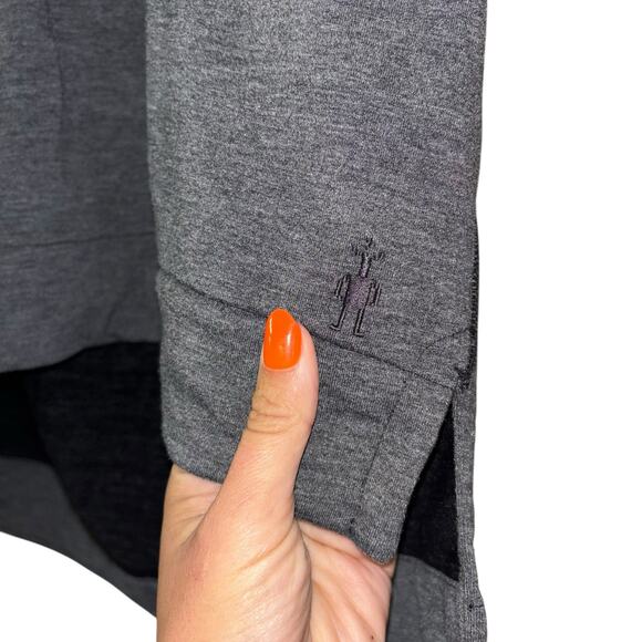 Smartwool Active Reset Gray Hooded Sleeveless Pullover Women’s M Athleisure Top - Picture 6 of 10